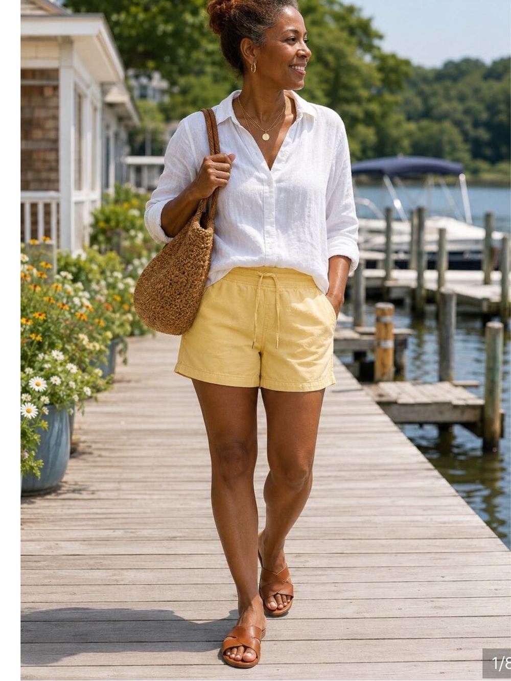 Orvis Women's Yellow Shorts size Small